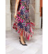 Vestido Jardín flecos Kahyra