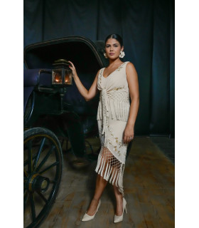 Vestido Soledad Beige Káhyra