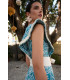 Vestido Lozanía aguamarina Káhyra