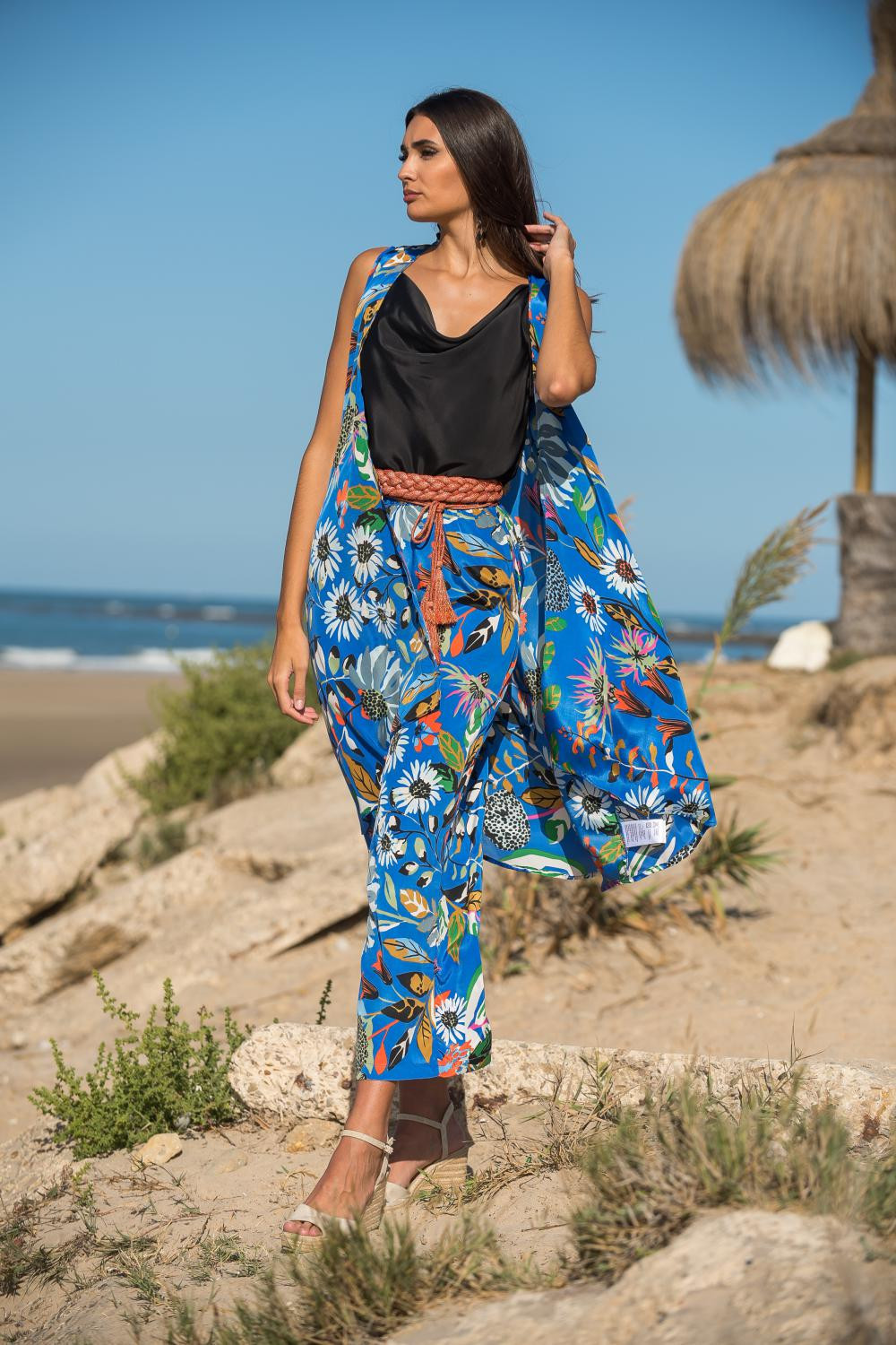 CHALECO JARDÍN AZUL SUNSET AND MOON