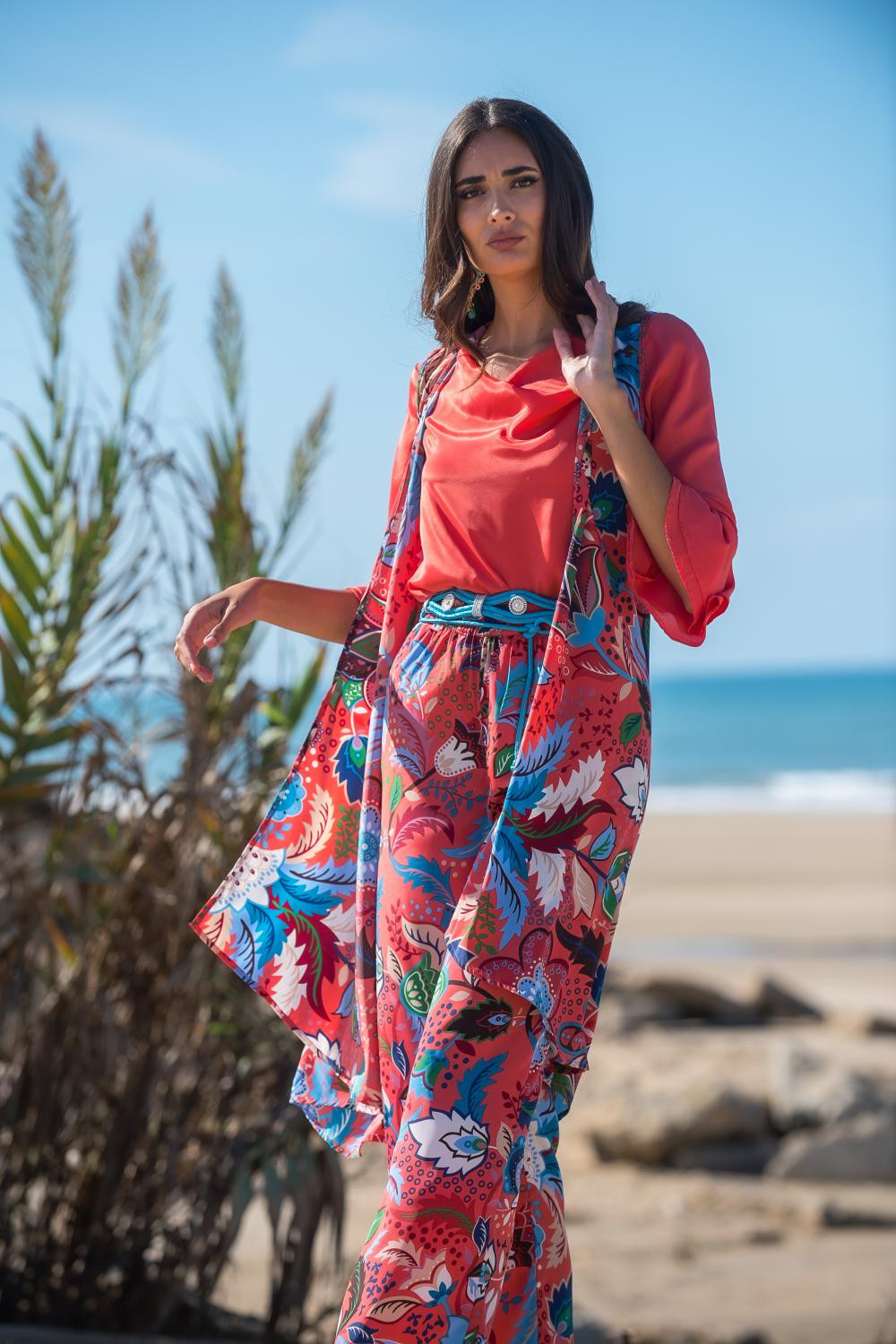 CHALECO CORALES DEL MAR SUNSET AND MOON