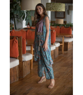 CHALECO AZUL CIELO SUNSET AND MOON