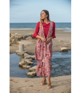 CHALECO ROSA FLAMENCO SUNSET AND MOON