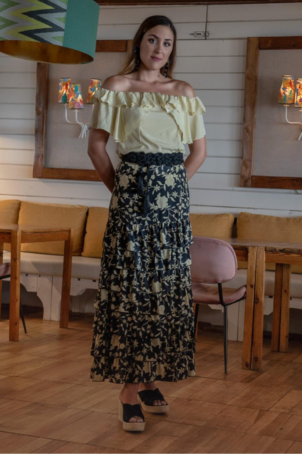 FALDA FERIA MANTÓN SUNSET AND MOON