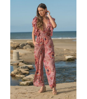 MONO FLAMENCO ROSA SUNSET AND MOON