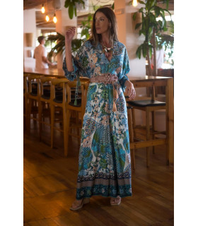 MONO JARDÍN JAPO AZUL SUNSET AND MOON