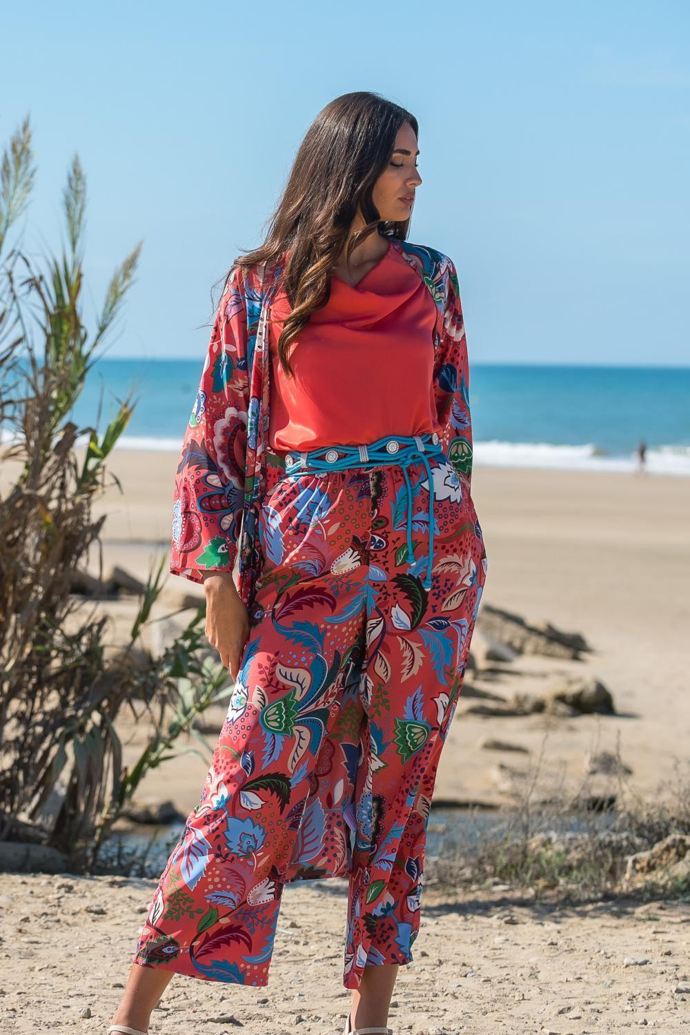 PANTALÓN CORALES DEL MAR SUNSET AND MOON