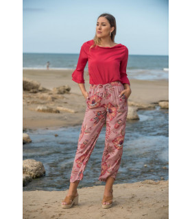 PANTALON ROSA FLAMENCO SUNSET AND MOON