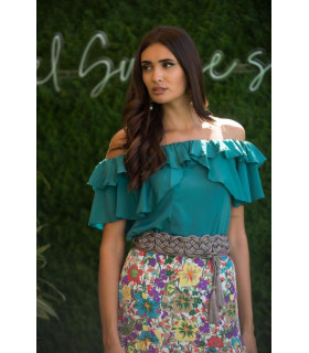 TOP CRUCERO VERDE SUNSET AND MOON