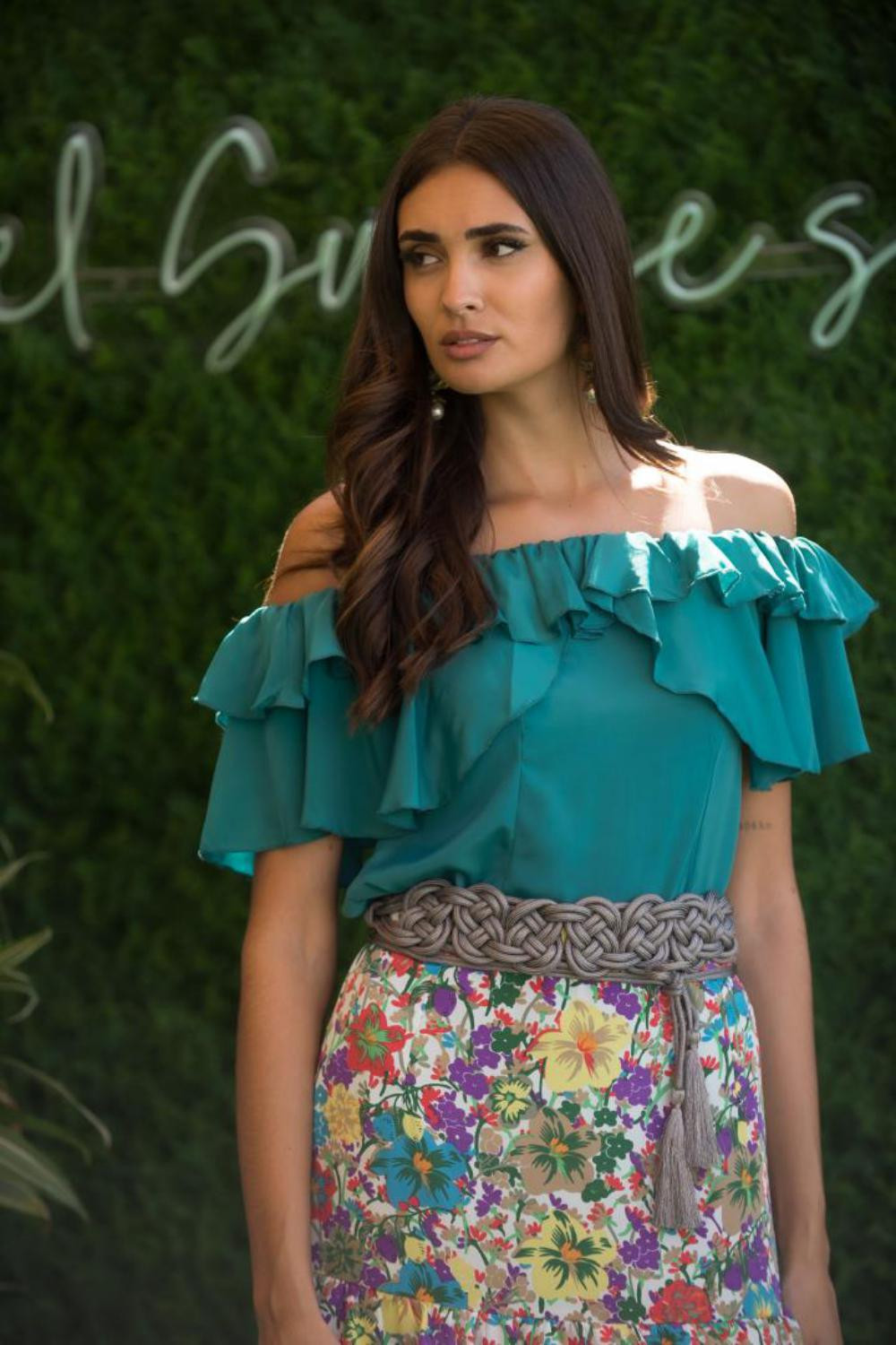 TOP CRUCERO VERDE SUNSET AND MOON