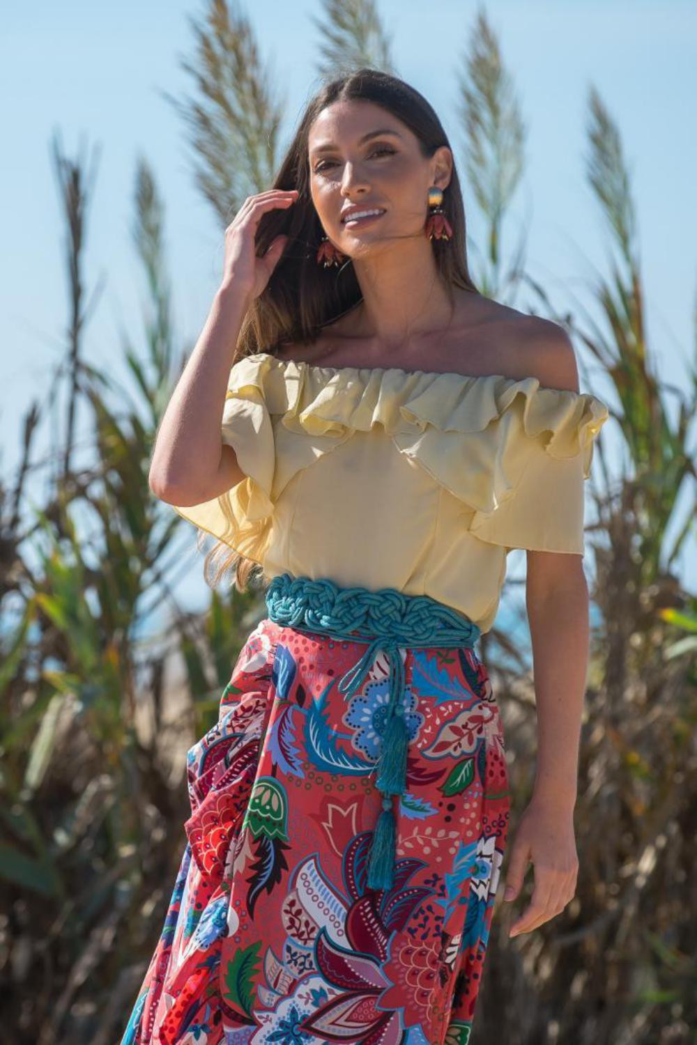 TOP CRUCERO BEIGE SUNSET AND MOON