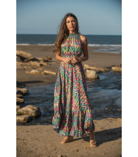 VESTIDO FREE TRENZA SUNSET AND MOON