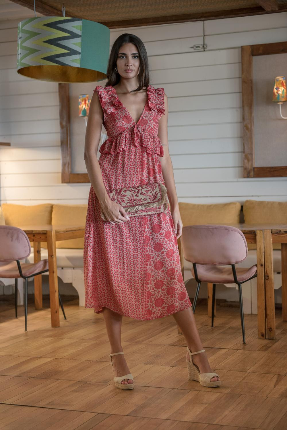 VESTIDO TORRE DEL ORO SUNSET AND MOON