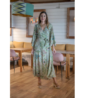 VESTIDO BOSQUE KIMONO SUNSET AND MOON