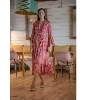 VESTIDO  FERIA TORRE ORO SUNSET AND MOON