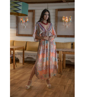 VESTIDO GRANADA BOLILLO SUNSET AND MOON