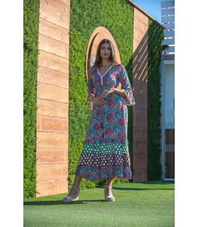 VESTIDO BULERIA VOLANTE SUNSET AND MOON