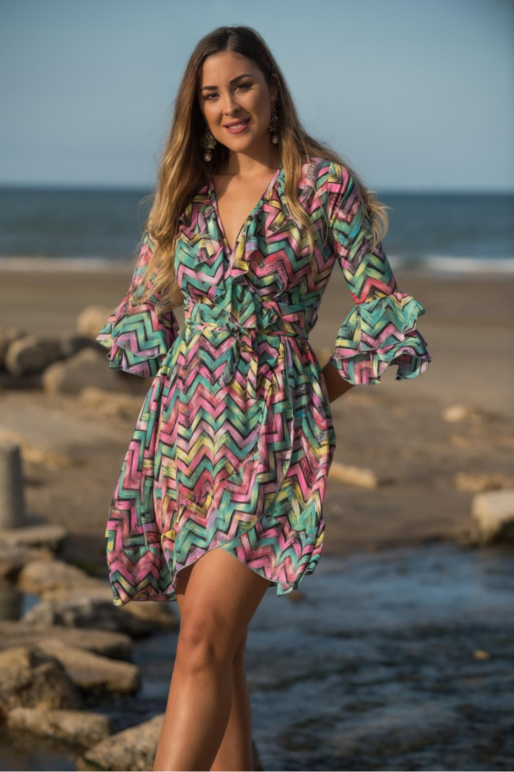 VESTIDO ESCÁNDALO TRENZA SUNSTE AND MOON