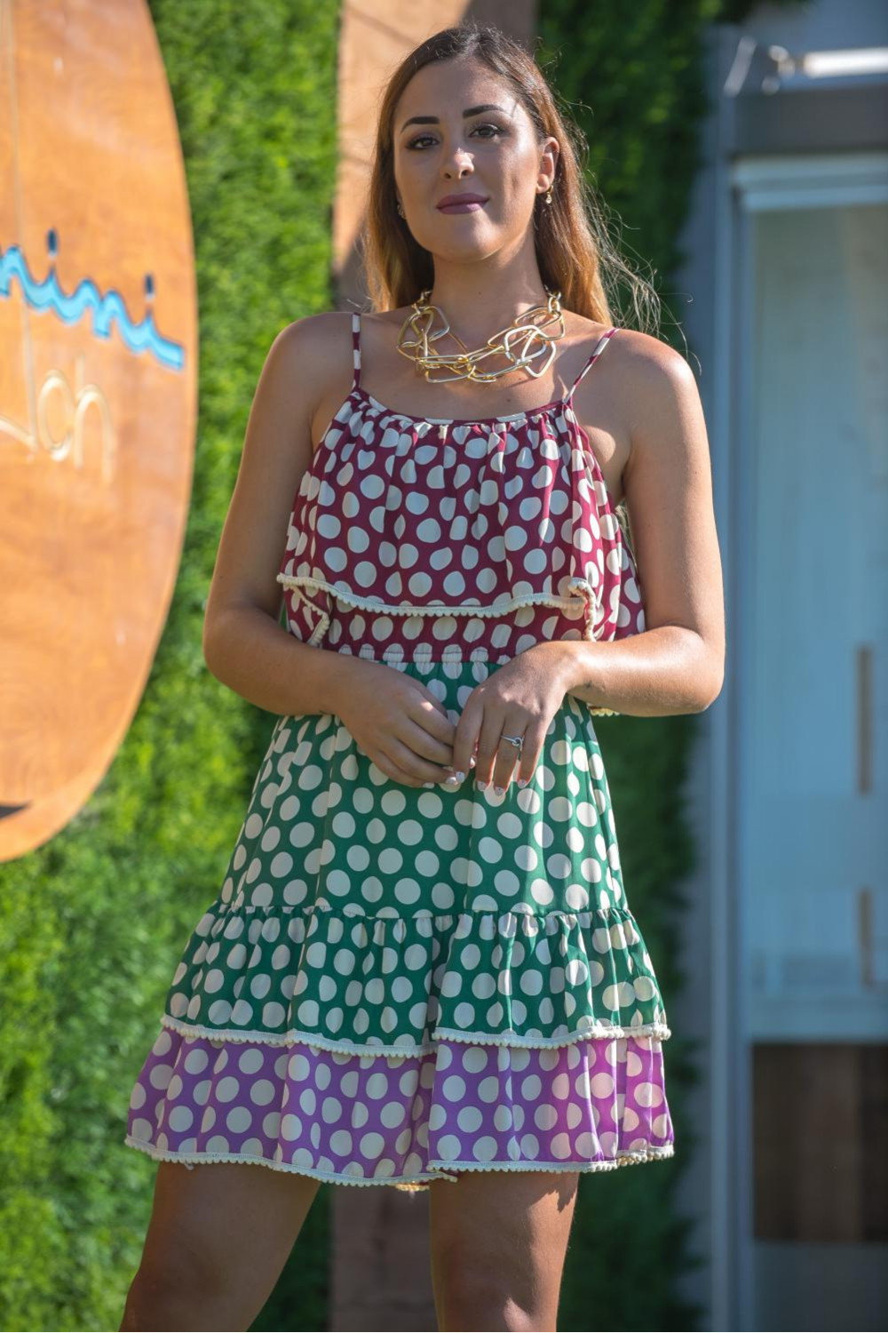 VESTIDO SURFING LUNARES SUSNSET AND MOON