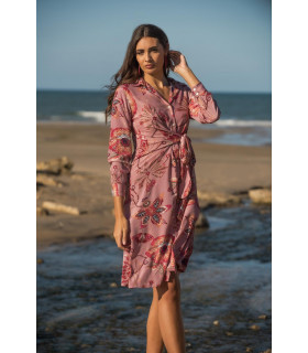 VESTIDO CAMISERO FLAMENCO SUNSET & MOON