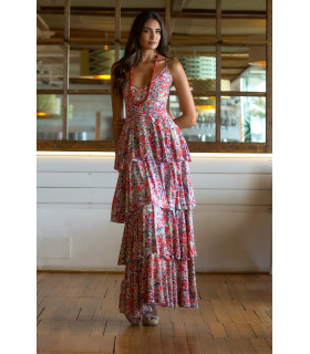 VESTIDO ANTIK ÁGATA SUNSET AND MOON