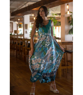 VESTIDO CROCHET JAPOAZUL SUNSET AND MOON