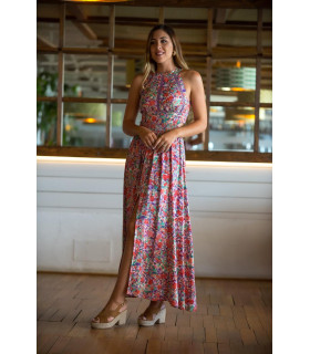 VESTIDO CHININI ÁGATA SUNSET AND MOON