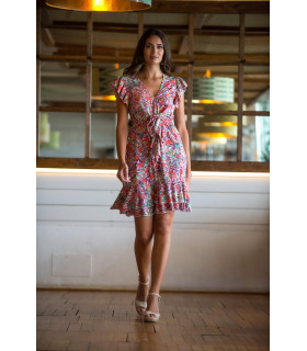 VESTIDO ÁGATA CORTO SUNSET AND MOON