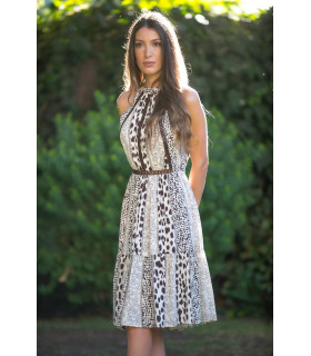 VESTIDO YOUNG SAFARI SUNSET AND MOON