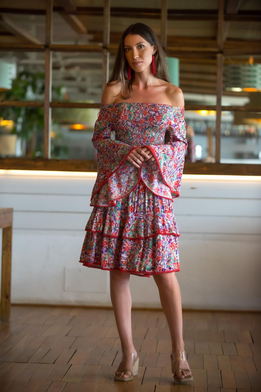 VESTIDO VELERO ÁGATA SUNSET AND MOON