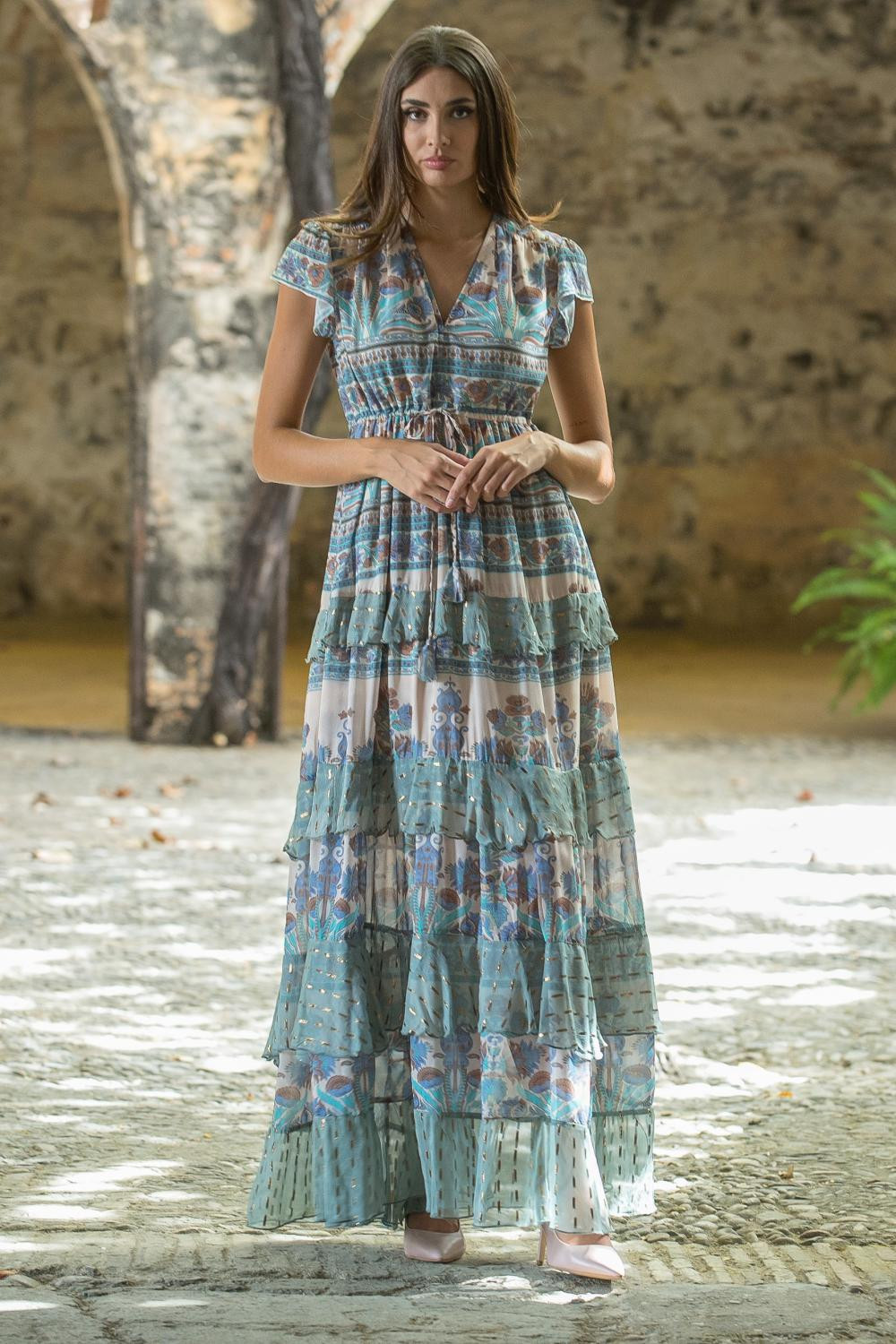 VESTIDO VUELO ROMA SUNSET AND MOON