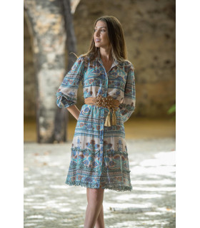 VESTIDO SHIRT ROMA SUNSET AND MOON