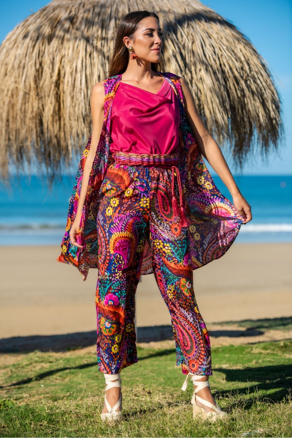 CHALECO SANTORINI SUNSET & MOON