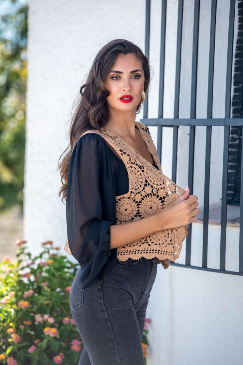 CHALECO TARIFA TOSTADO SUNSET & MOON