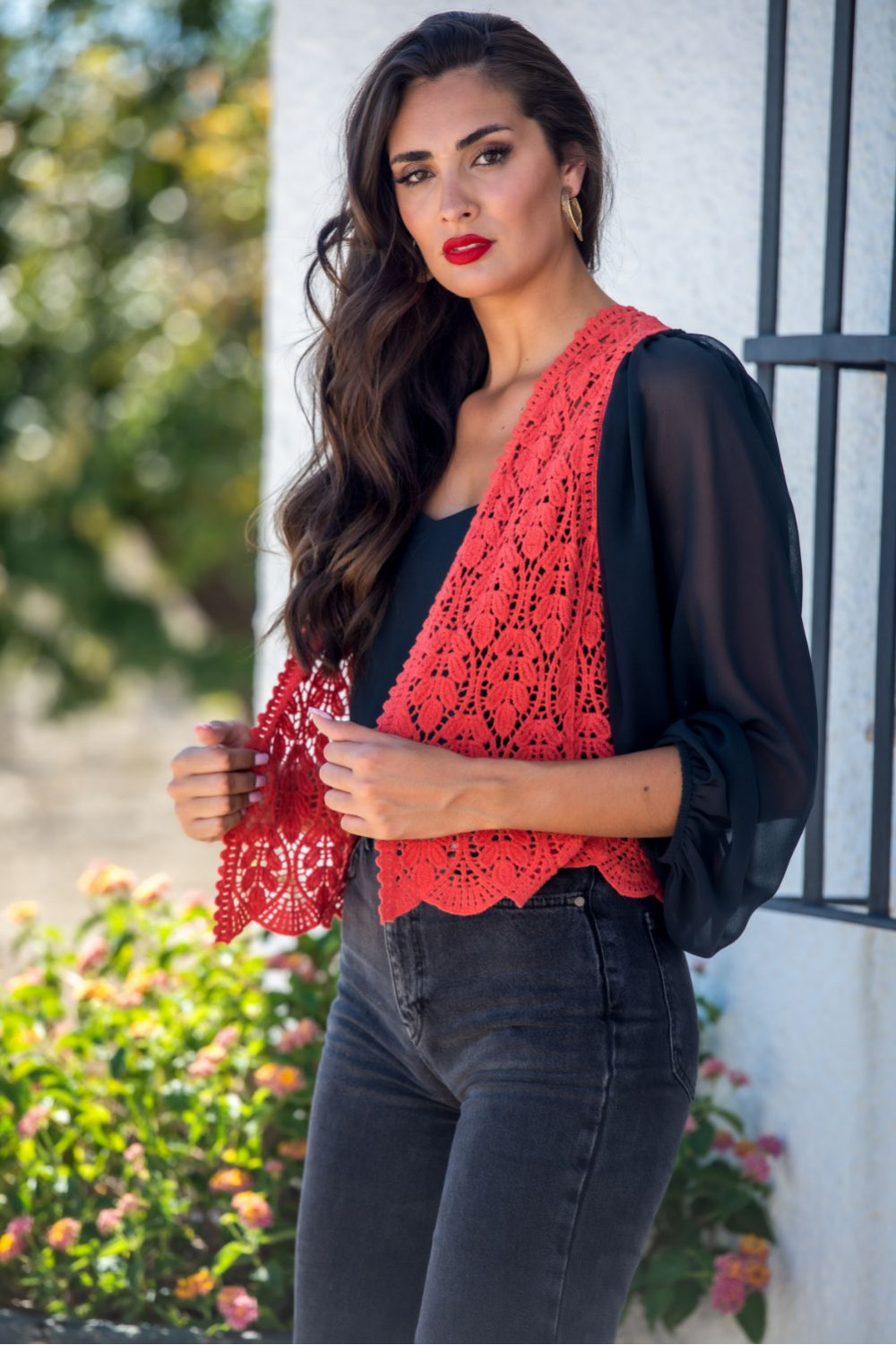 CHALECO BOLONIA CORAL SUNSET & MOON