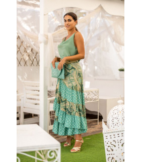 FALDA CAPRI LUNARES PAREO SUNSET & MOON