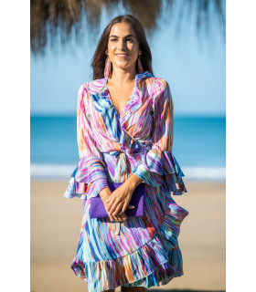 VESTIDO IBIZA CRUZADO SUNSET & MOON