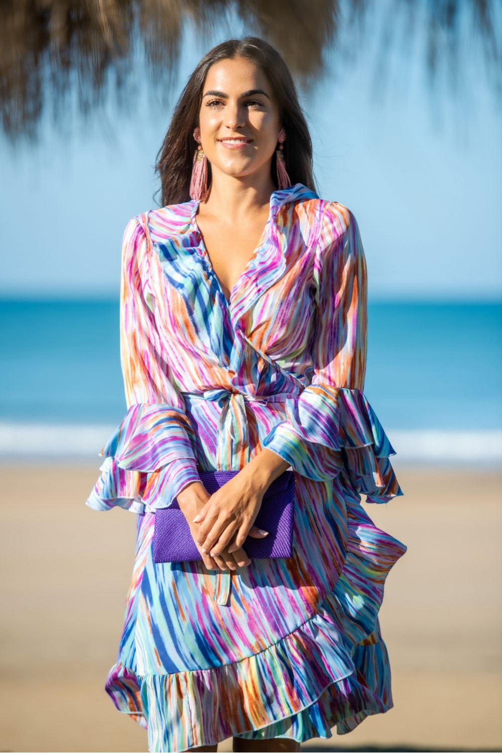 VESTIDO IBIZA CRUZADO SUNSET & MOON