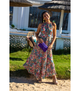 VESTIDO GOMERA HALTER SUNSET & MOON