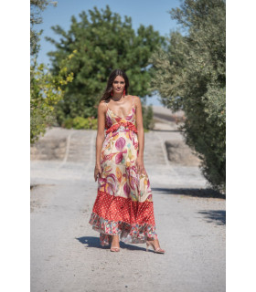 VESTIDO CREAM CANASTERO SUNSET & MOON