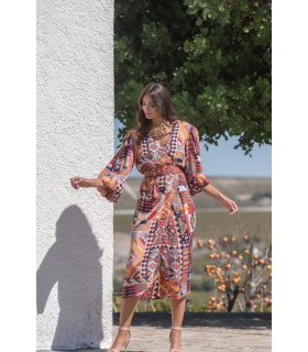 VESTIDO MUDEJAR ELEGANT SUNSET & MOON