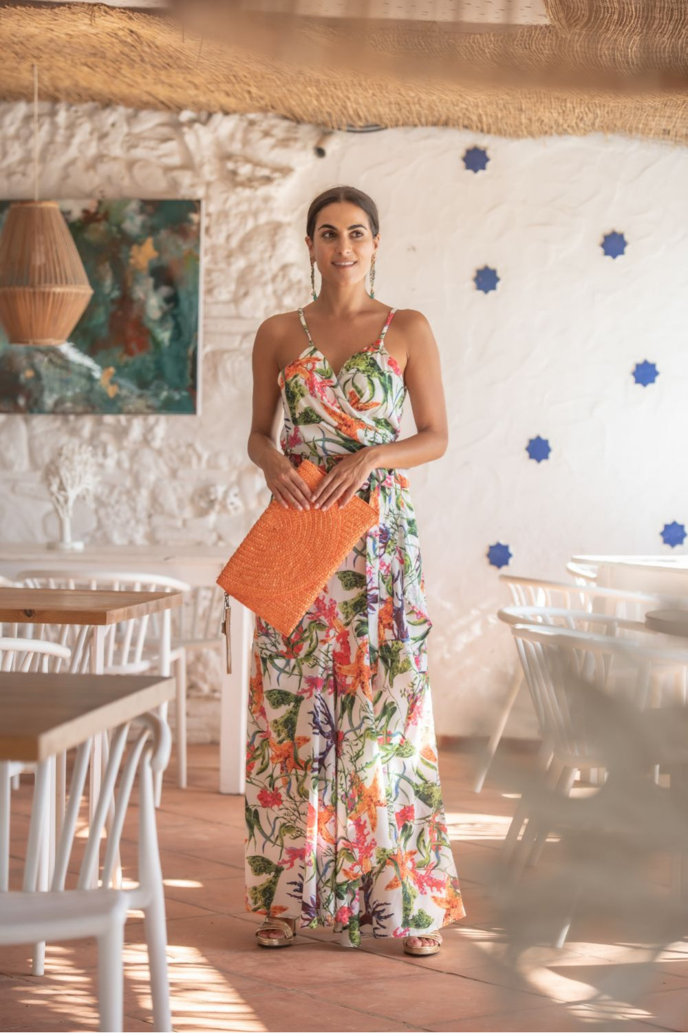 VESTIDO ESTRELLA CRUZADO SUNSET & MOON