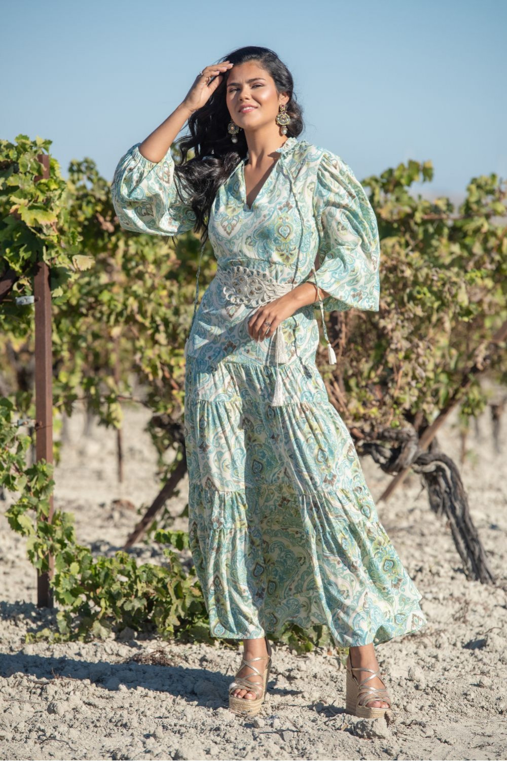 VESTIDO ALBARIZA BOHO SUNSET & MOON