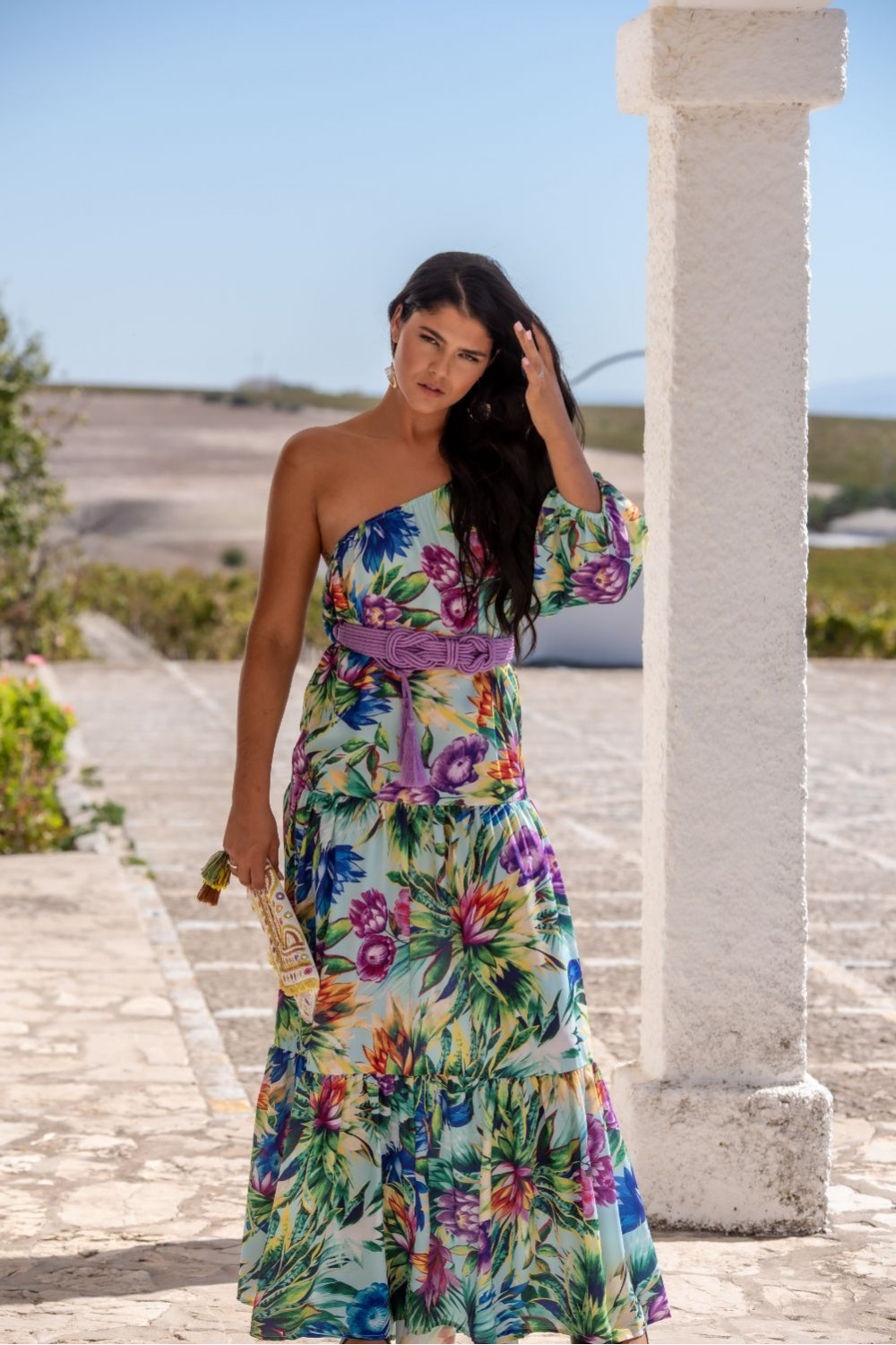 VESTIDO FIORI ASIM SUNSET & MOON