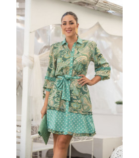 VESTIDO CAPRI CAMISERO SUNSET & MOON