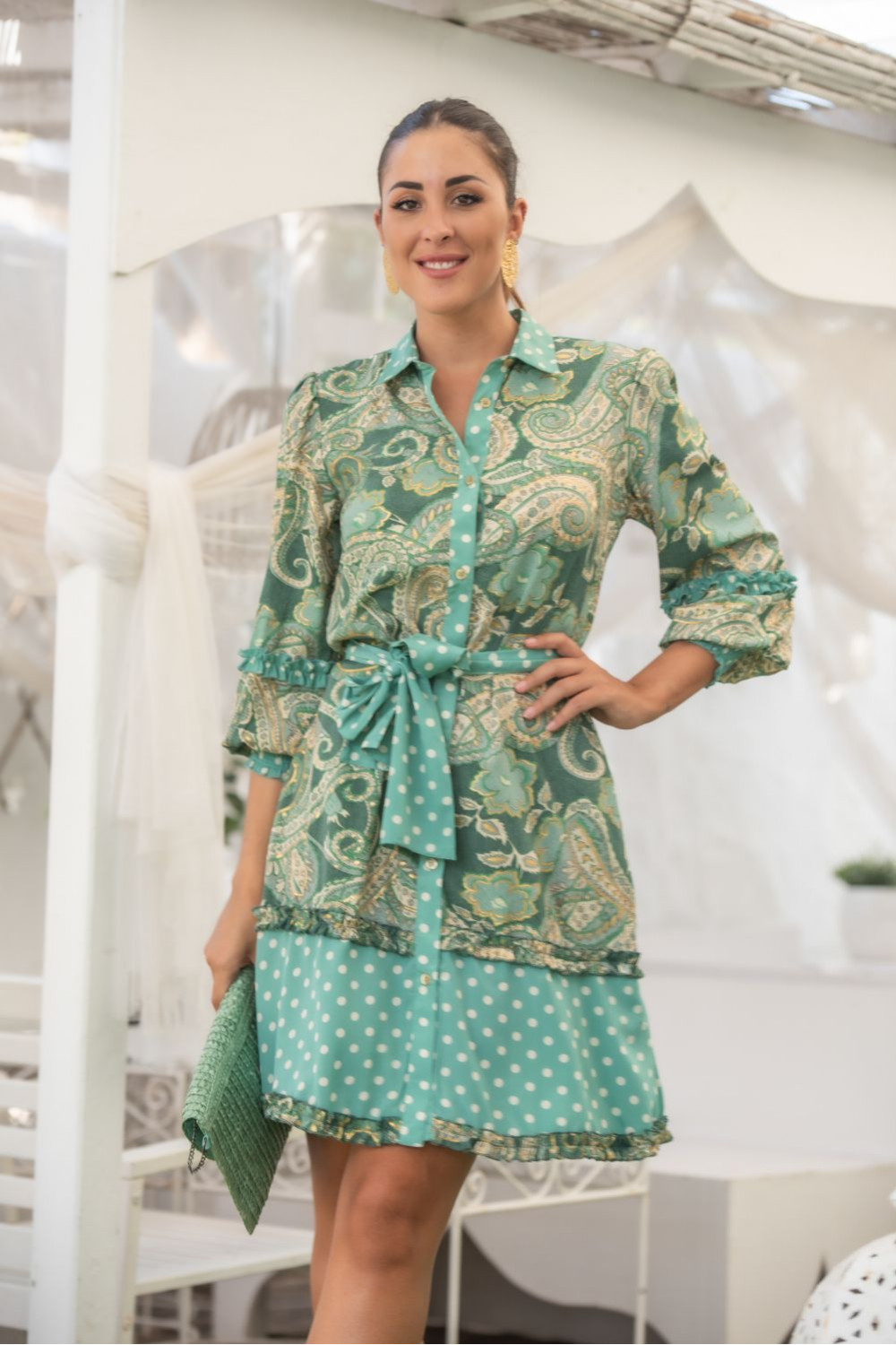 VESTIDO CAPRI CAMISERO SUNSET & MOON