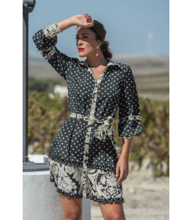 VESTIDO CANASTERACAMISERO SUNSET & MOON