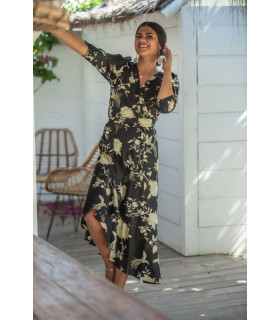 VESTIDO KAVALA CRUZADO SUNSET & MOON