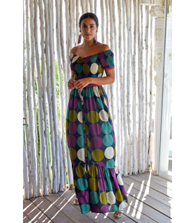 VESTIDO CERDEÑA LETICIA SUNSET & MOON