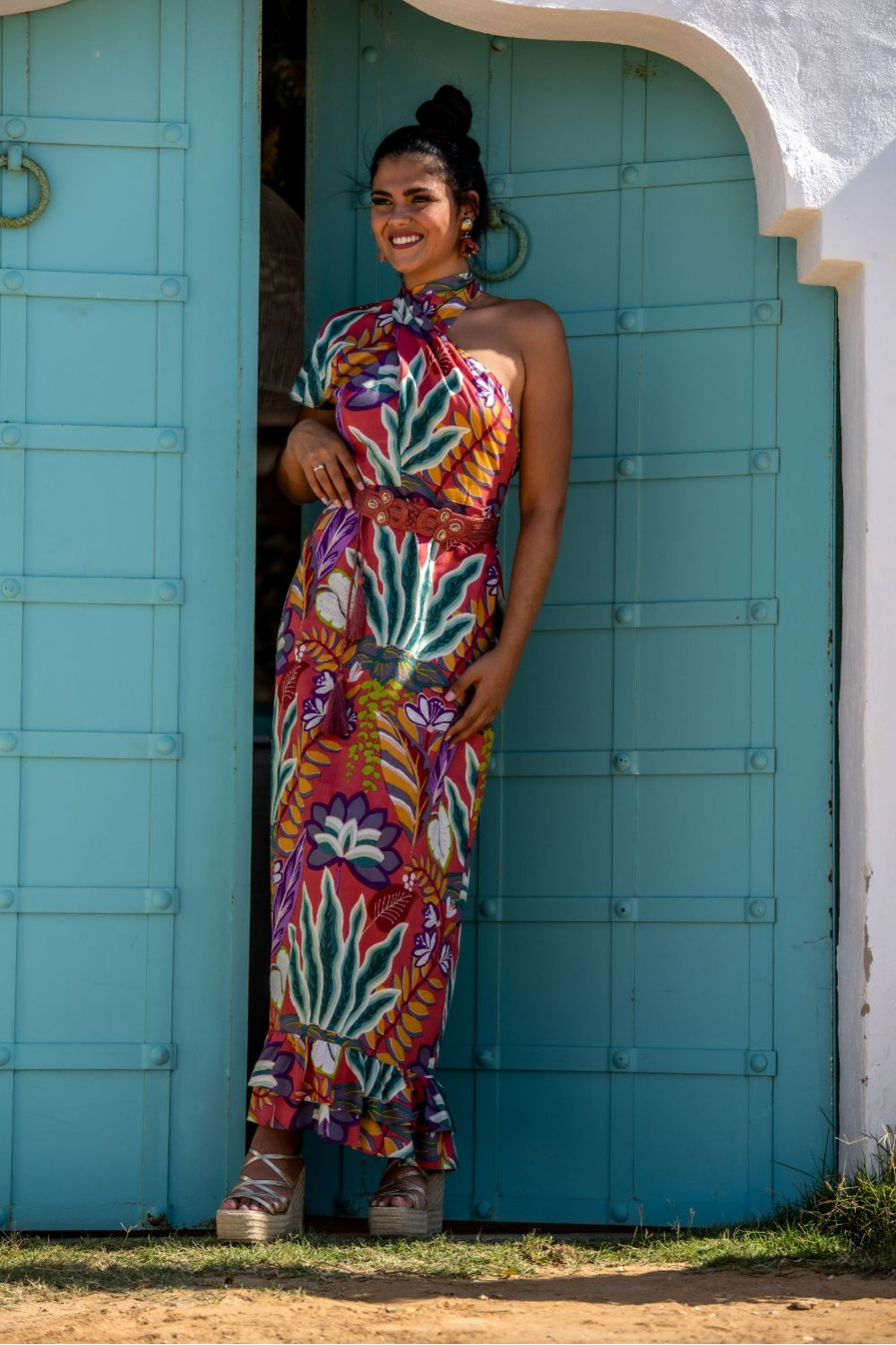 VESTIDO MILOS CUELLO SUNSET & MOON